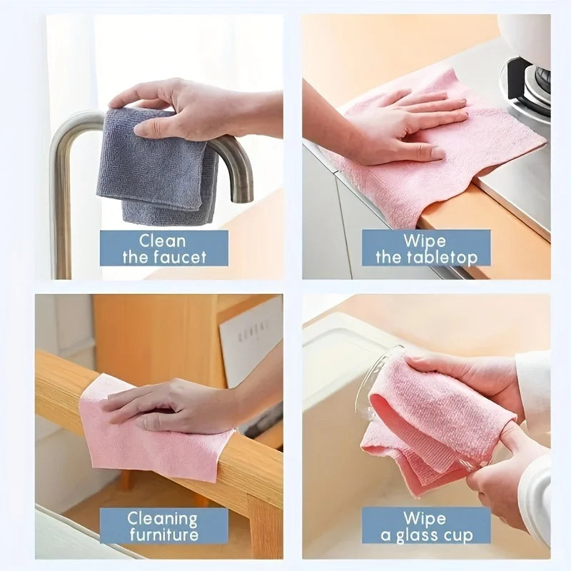 Reusable Microfiber Cleaning Roll – 20 Tear-Off Cloths
