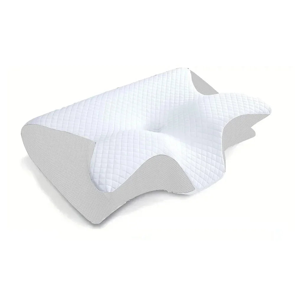 Ergonomic Butterfly Memory Foam Pillow – Contoured Neck & Shoulder Support