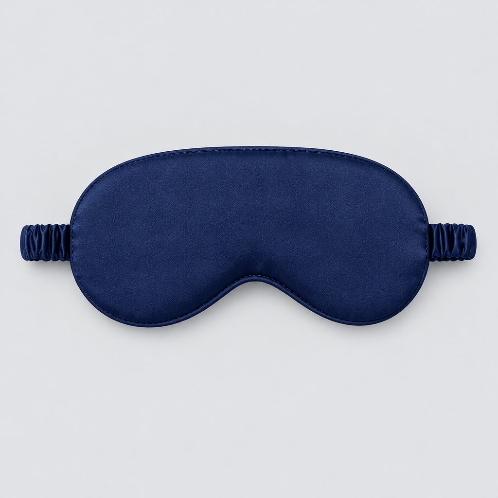 Silky Soft Blackout Sleep Mask – Adjustable Light-Blocking Eye Mask