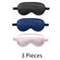 Silky Soft Blackout Sleep Mask – Adjustable Light-Blocking Eye Mask