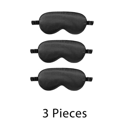 Silky Soft Blackout Sleep Mask – Adjustable Light-Blocking Eye Mask