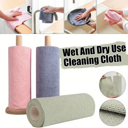 Reusable Microfiber Cleaning Roll – 20 Tear-Off Cloths