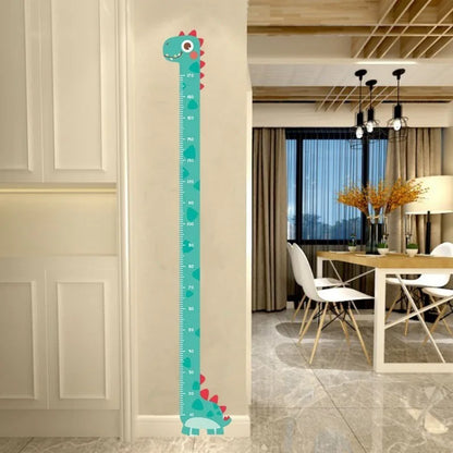 Kids Wall Height Chart – Unicorn, Dinosaur & Giraffe Growth Measuring Ruler
