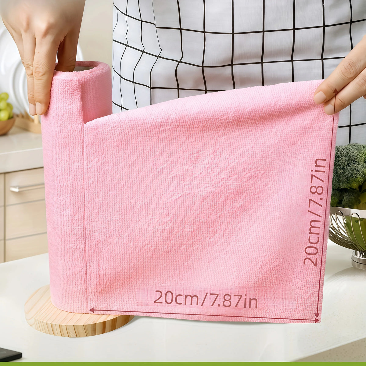 Reusable Microfiber Cleaning Roll – 20 Tear-Off Cloths