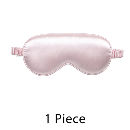 Silky Soft Blackout Sleep Mask – Adjustable Light-Blocking Eye Mask